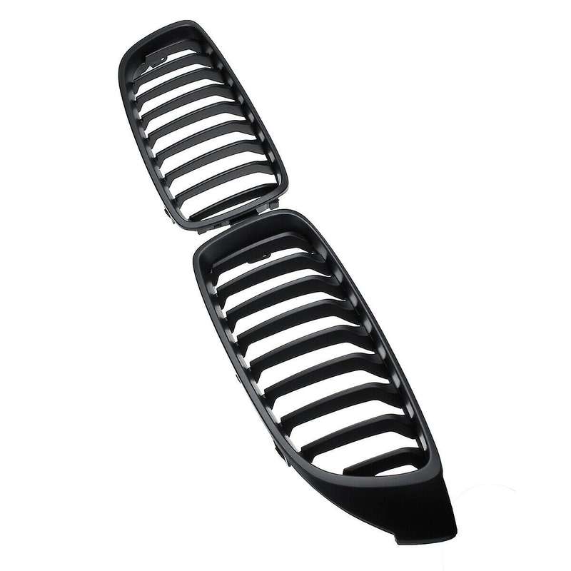 Car Matte Black Front Bumper Kidney Grille for- F32 F33 F36 420I 428I 435I 14-16