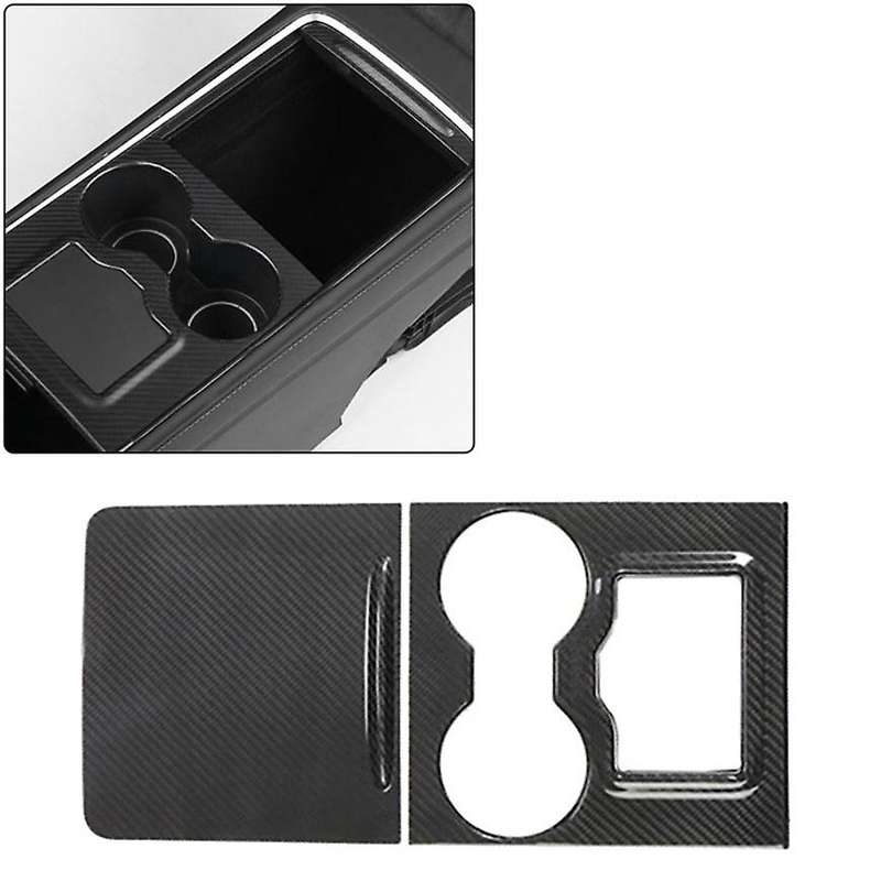 Car Matte Carbon Fiber Center Console Instrument Panel Protective Sticker Decoration Trim for Model