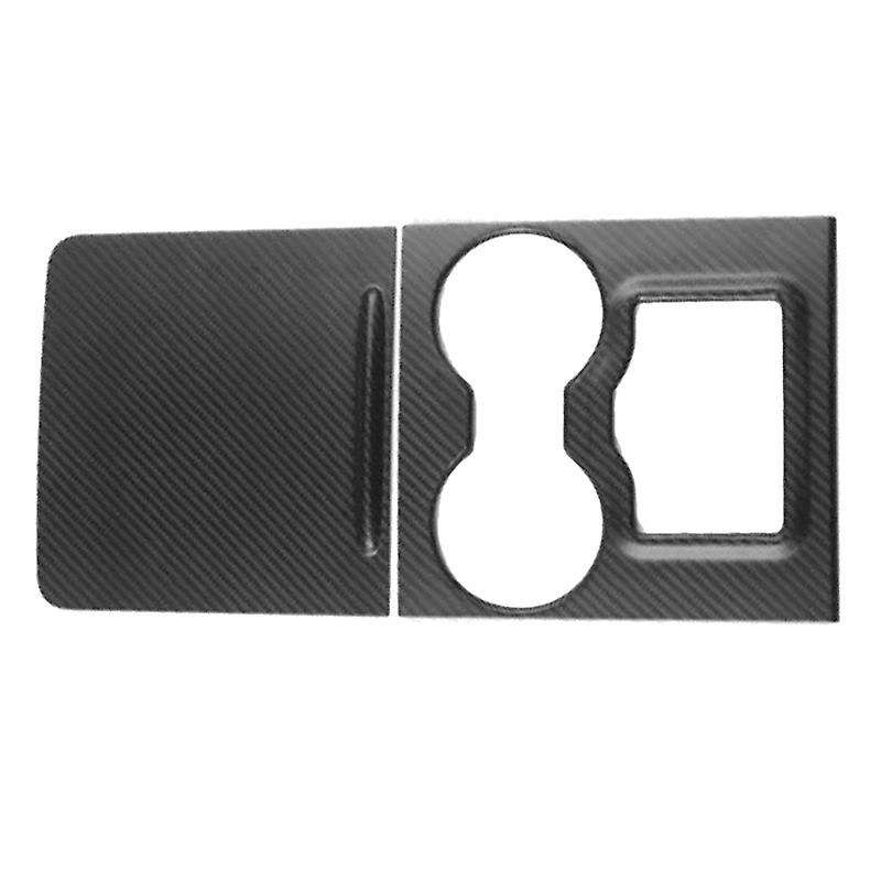 Car Matte Carbon Fiber Center Console Instrument Panel Protective Sticker Decoration Trim for Model