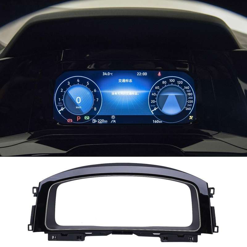 Car Meter Box LCD Instrument Shield LCD Meter Plaque Trim for Golf 7 MK7 R 5GG 854 377 AAH