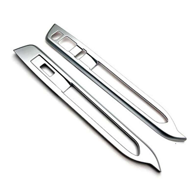 Car Matte Silver Window Glass Lift Button Switch Cover Trim Door Armrest Panel for ATRAI CARGO 2022+