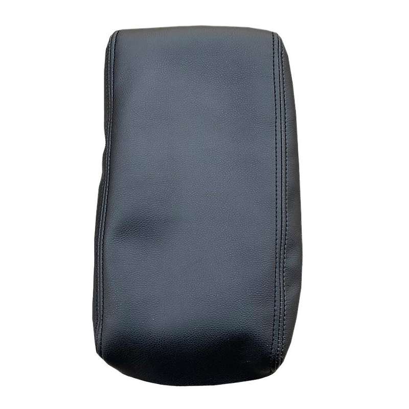 Car Microfiber Leather Console Armrest Panel Cover Protective Trim for Prius 2004-2008 Black