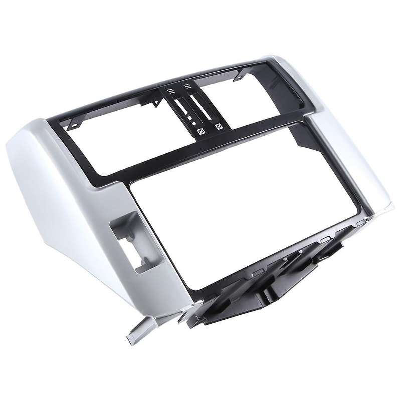 Car Mid Facia for Prado 2009-2013 Fascia Panel Dash Kit Install Facia Console Cover Adapter Plate Tr