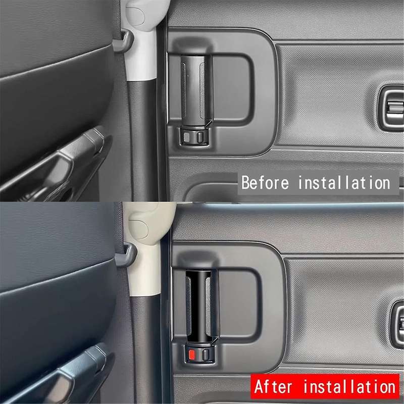 Car Middle Door Inner Handle Button Trim Sticker for SPACIA Custom MK04 2017-2024 Car Accessories Gl