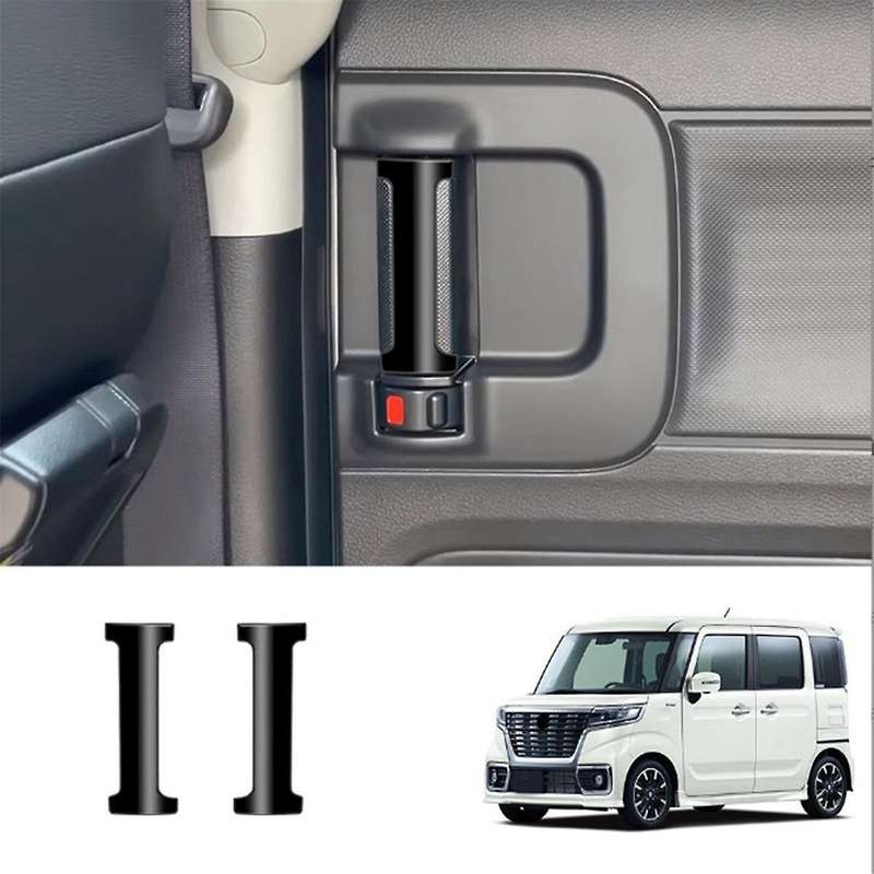 Car Middle Door Inner Handle Button Trim Sticker for SPACIA Custom MK04 2017-2024 Car Accessories Gl