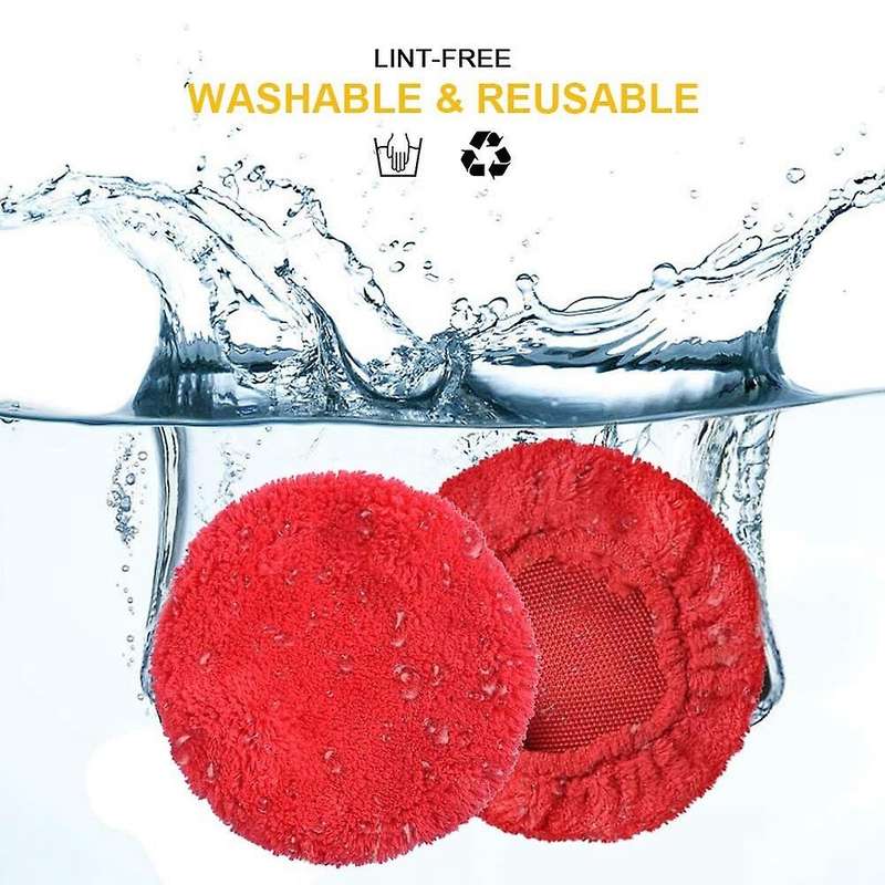 Car Microfiber Cloths for Windshield Cleaning Tool, Coral Fleece Replaceable Thickened Glass Cleanin