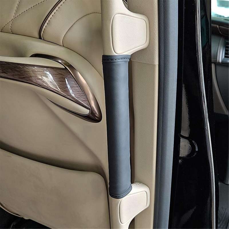 Car Middle Door Armrest Leather Protection Pads with Sponge for ALPHARD/VELLFIRE 40 Series 2023+ Car