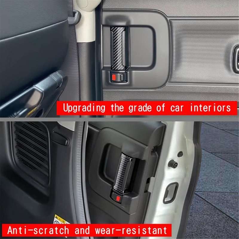 Car Middle Door Inner Handle Button Trim Sticker for SPACIA Custom MK04 2017-2024 Car Accessories Ca