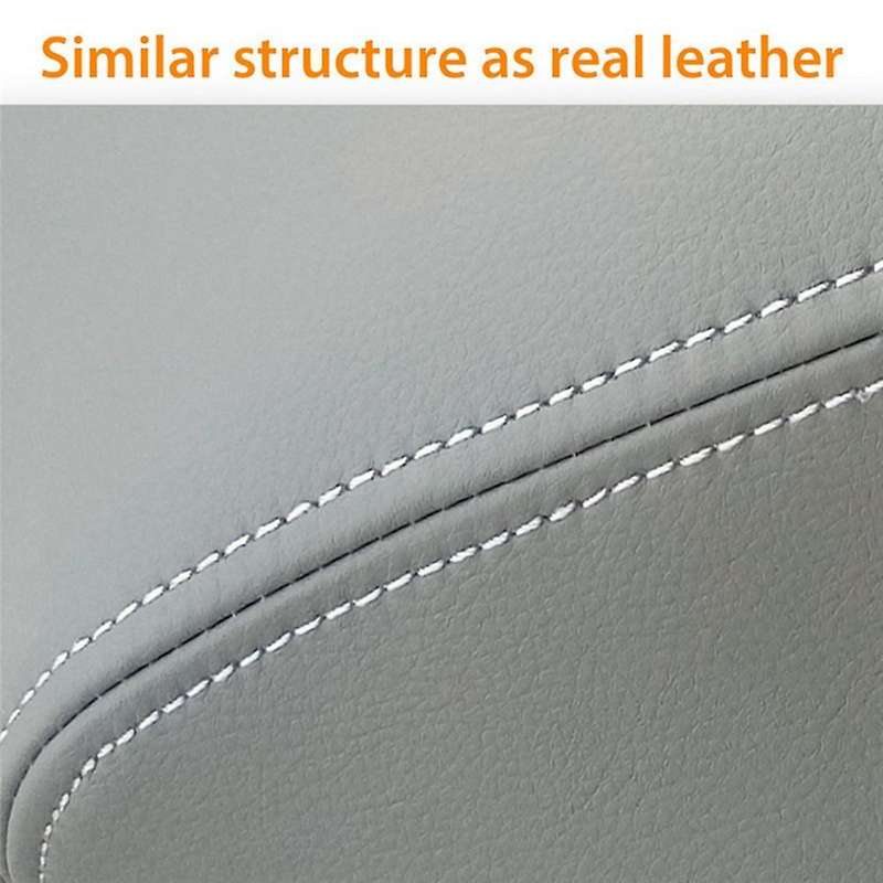 Car Microfiber Leather Console Armrest Panel Cover Protective Trim for Prius 2004-2008 Beige