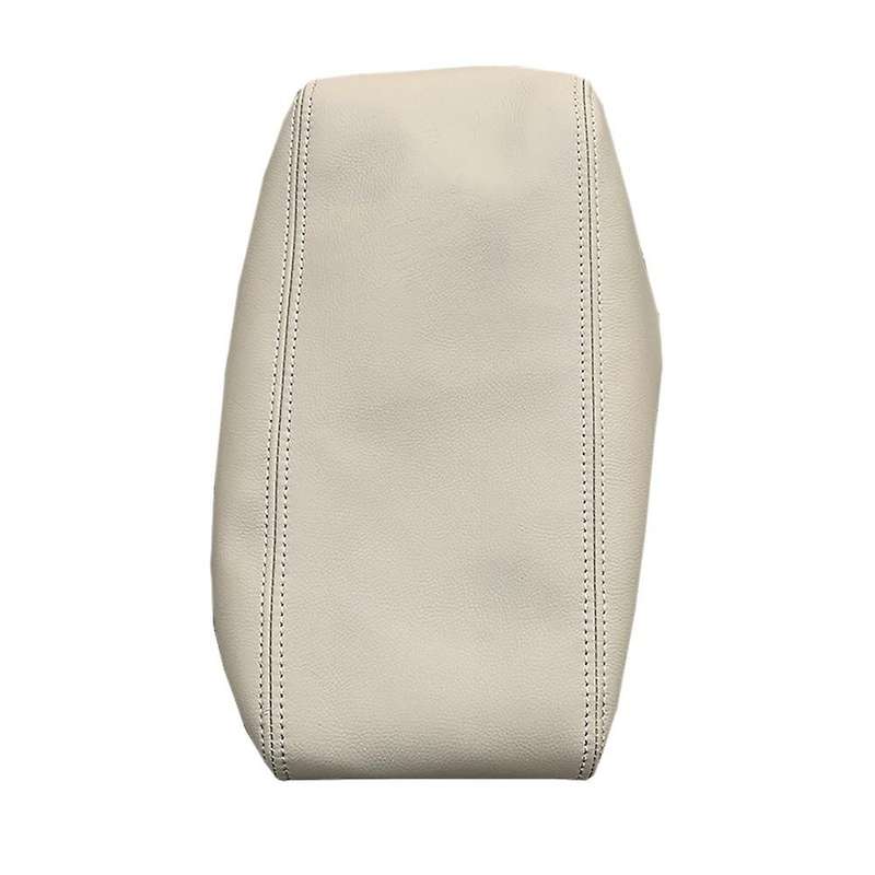 Car Microfiber Leather Console Armrest Panel Cover Protective Trim for Prius 2004-2008 Beige