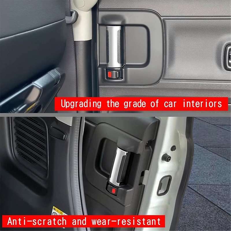 Car Middle Door Inner Handle Button Trim Sticker for SPACIA Custom MK04 2017-2024 Car Accessories Si