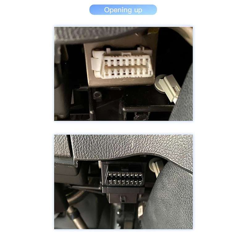 Car Mini OBD2 One Minute Two Extension Cable Automotive Universal 16-Pin Core Splitter Connected to