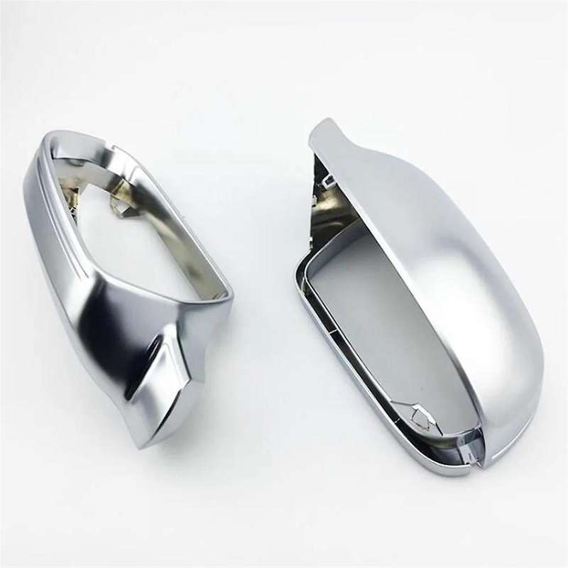 Car Mirror Cover for A4 B8.5 A3 A5 S5 RS5 Chrome Silver Rearview Mirror Cover Protection Cap