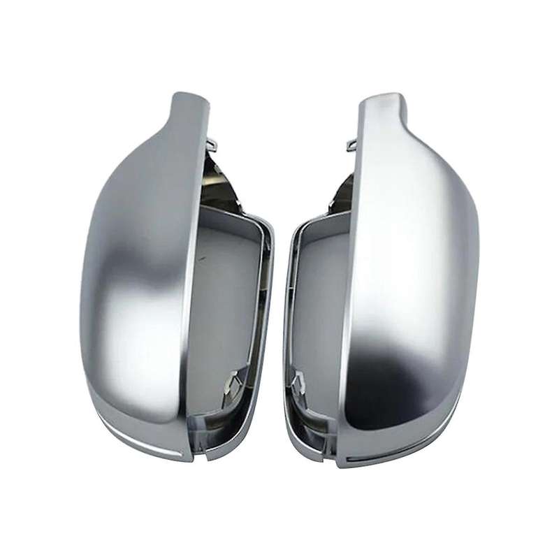 Car Mirror Cover for A4 B8.5 A3 A5 S5 RS5 Chrome Silver Rearview Mirror Cover Protection Cap