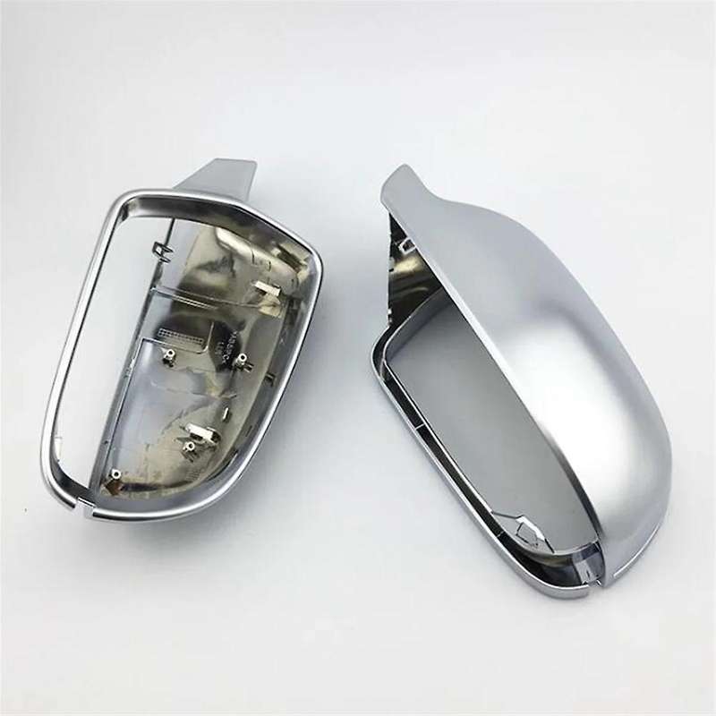 Car Mirror Cover for A4 B8.5 A3 A5 S5 RS5 Chrome Silver Rearview Mirror Cover Protection Cap