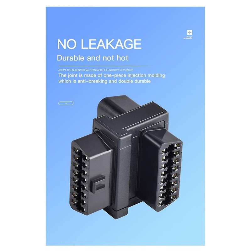 Car Mini OBD2 One Minute Two Extension Cable Automotive Universal 16-Pin Core Splitter Connected to