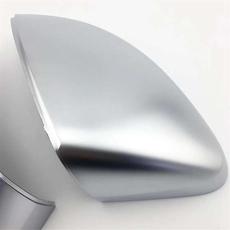 Car Mirror Cover Matte Chrome Silver Rearview Mirror Cover Protection Cap for A3 S3 2013- 2019