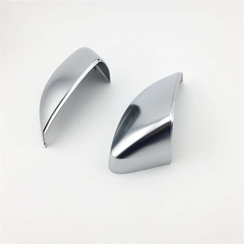 Car Mirror Cover Matte Chrome Silver Rearview Mirror Cover Protection Cap for A3 S3 2013- 2019