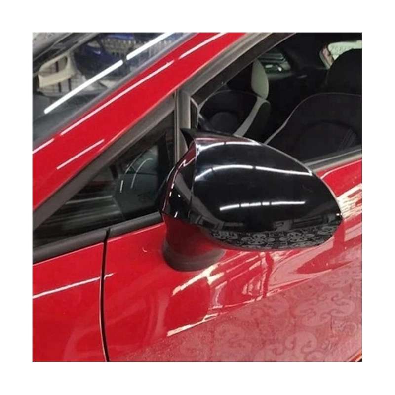 Car Mirror Cover Caps for 1p 6j Exeo 2008-2017 Side Rear View External Part(black)