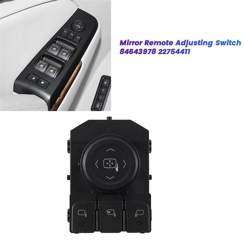 Car Mirror Remote Control Switch 84643978 22754411 for 15-20 Power Folding Mirror Button