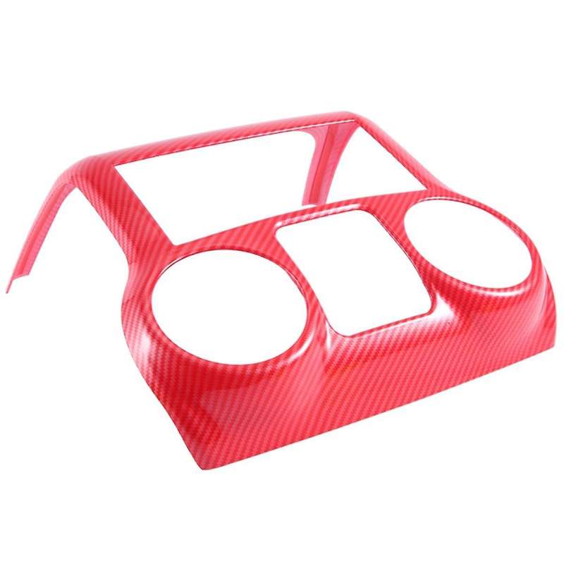 Car Modification Accessories Center Console Decorative Panel Interior Red Carbon Pattern for Jk 201