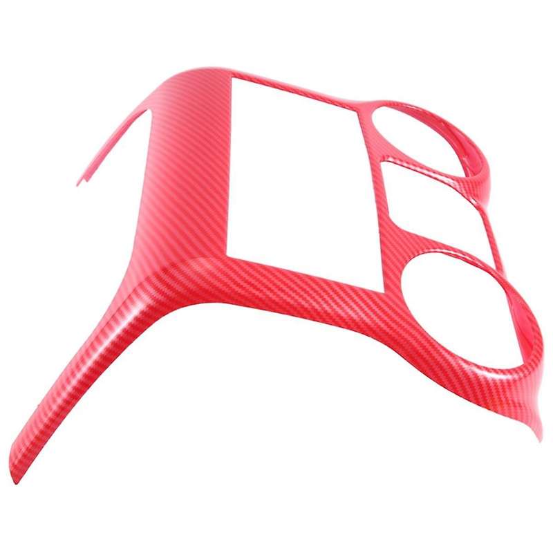 Car Modification Accessories Center Console Decorative Panel Interior Red Carbon Pattern for JK 2011