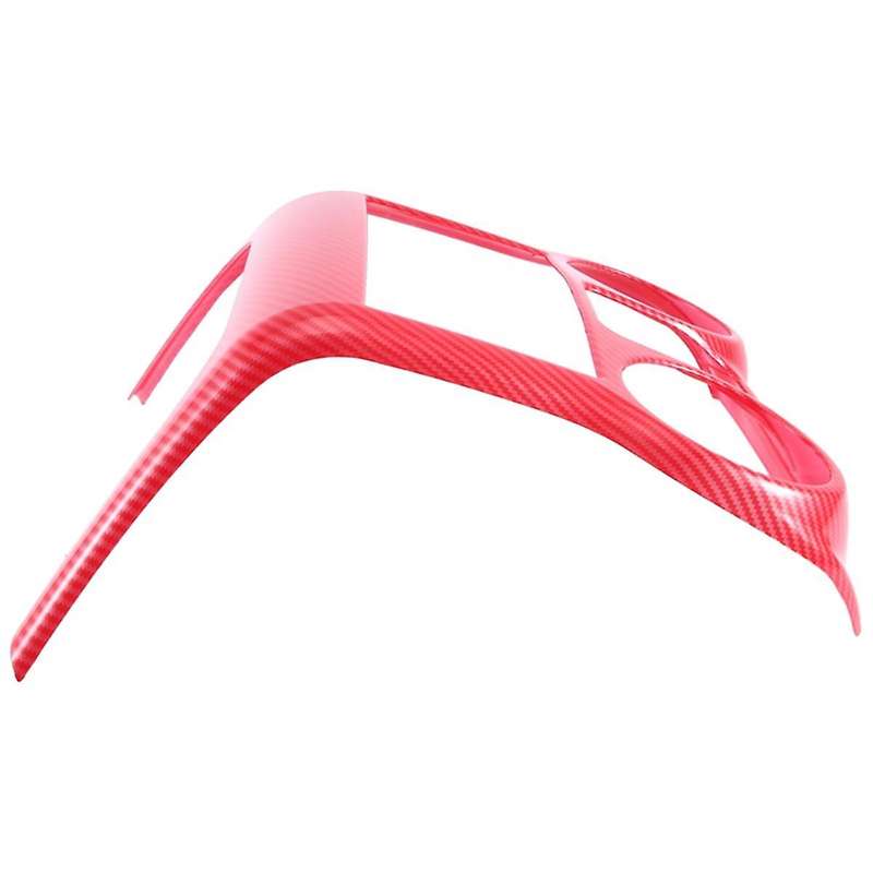 Car Modification Accessories Center Console Decorative Panel Interior Red Carbon Pattern for JK 2011