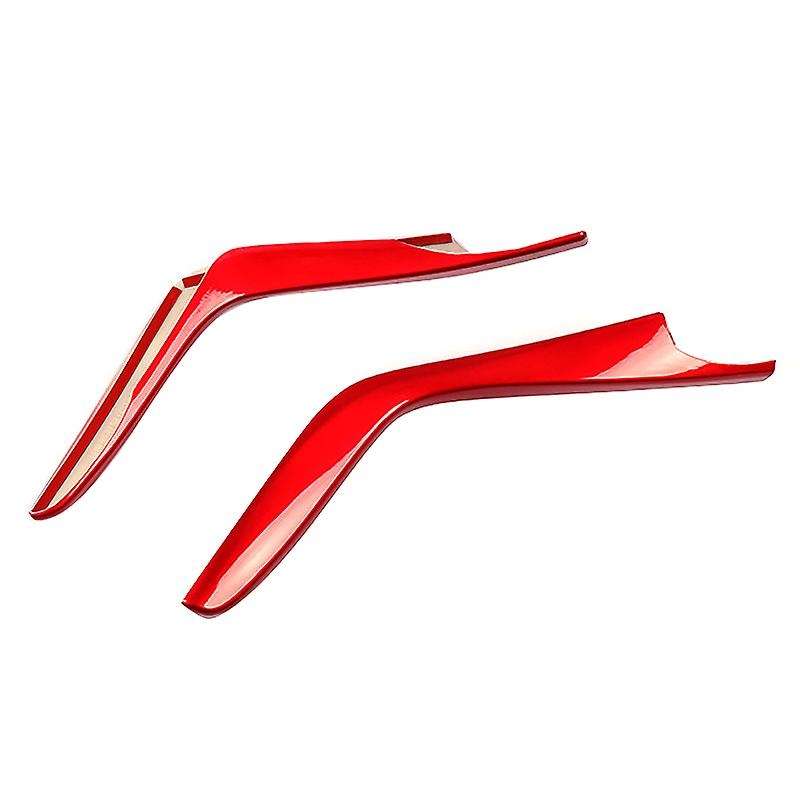 Car Modification Car Accessories Gear Shift Panel Stripe Cover Trim for 10Th 2016-2018(Red)