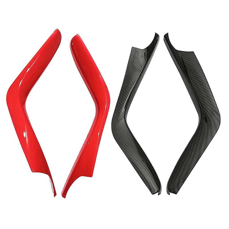 Car Modification Car Accessories Gear Shift Panel Stripe Cover Trim for 10Th 2016-2018(Red)