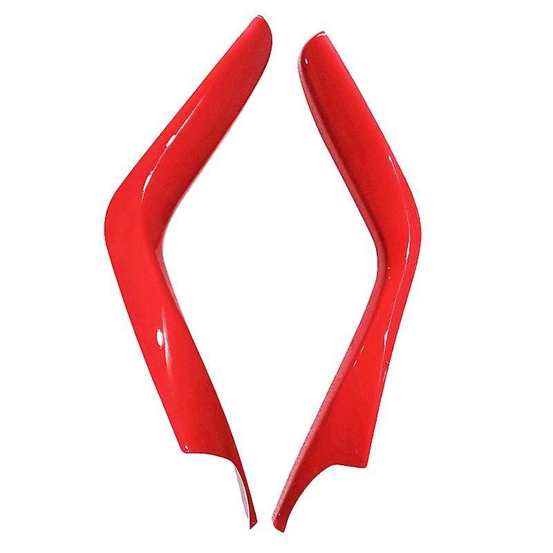 Car Modification Car Accessories Gear Shift Panel Stripe Cover Trim for 10Th 2016-2018(Red)