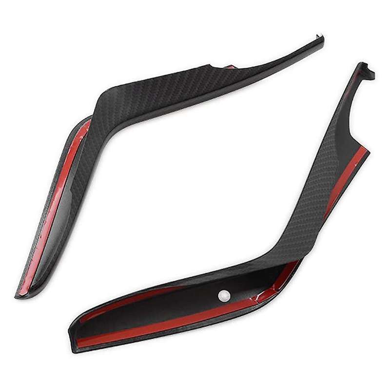 Car Modification Car Accessories Gear Shift Panel Stripe Cover Trim for 10Th 2016-2018(Black)