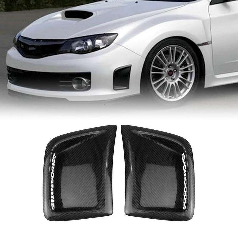 Car Modification Front Bumper Vents Front Bumper Side Vents Trim Outlet Cover for Impreza Sti Wrx
