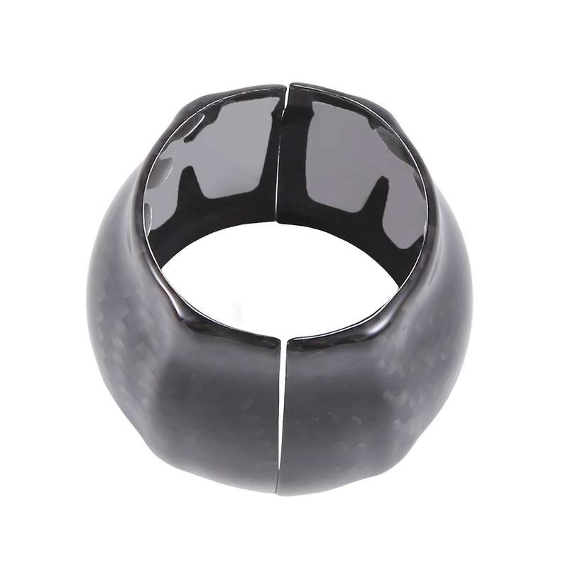 Car Modification Parts Shift Knob Decal for 2022-2023 Gear Shift Knob Cover Carbon Fiber Pattern