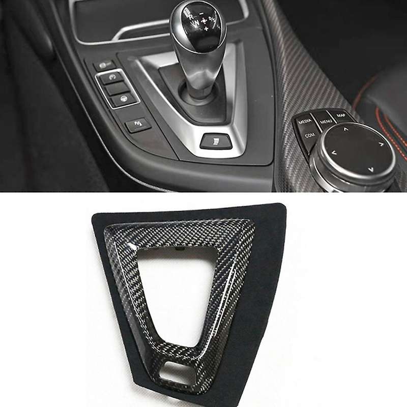 Car Modification Interior Carbon Fiber Gear Shifter Panel for 3 4 Series M3 F80 F82 F30 F31 F32 F33