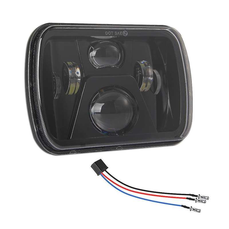 Car Modified Headlights 250 Watts Square 7Inch (5X7)/(7X6) LED Truck Headlights (Right and Left Eyes