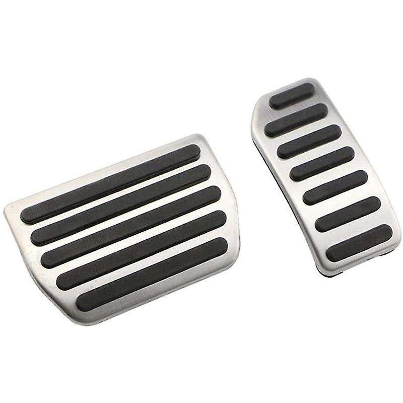 Car Modified Aluminium Alloy Accelerator Gas Brake Pedal AT Pad Stickers for S60 S60L XC60 XC70 V70