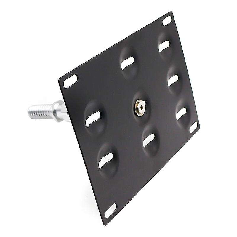 Car Modification Tow Hook License Plate Bracket with Adapter American License Plate Frame for  E Ser