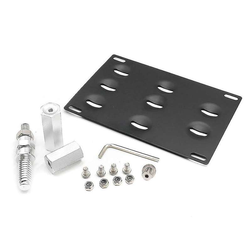 Car Modification Tow Hook License Plate Bracket with Adapter American License Plate Frame for  E Ser