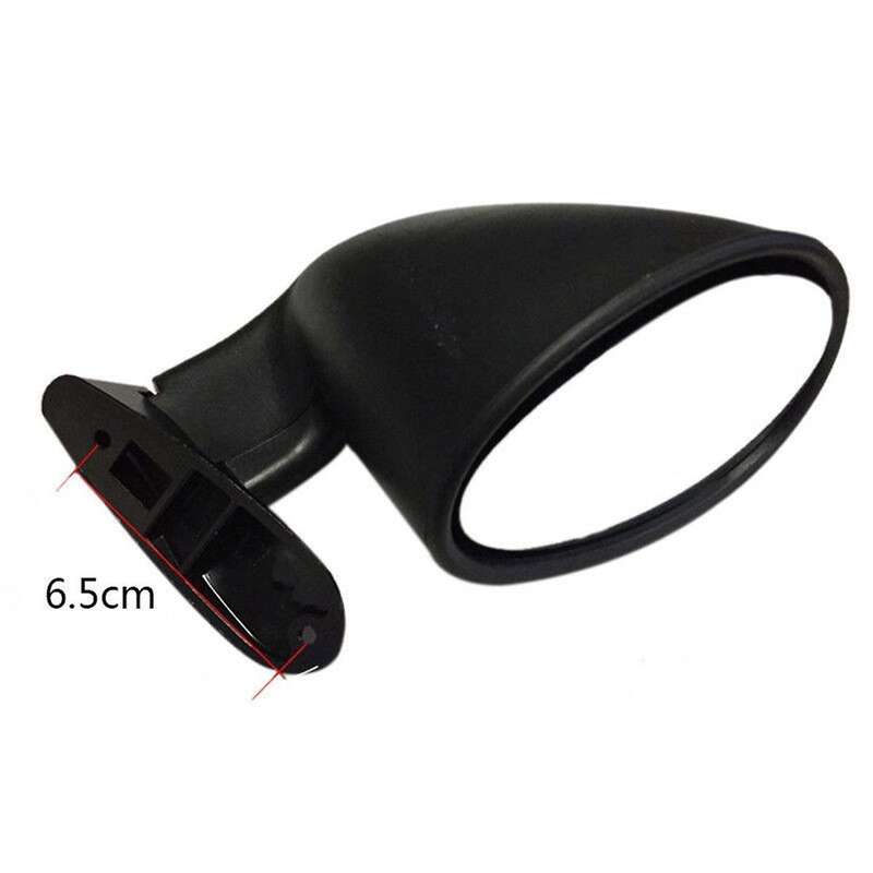 Car Modification Retro Rearview Mirror F1 White Door Wing Side Mirror 2pcs Mirror