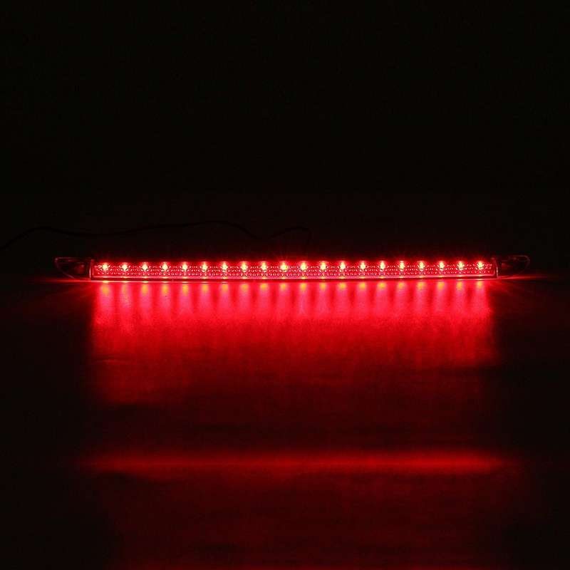 Car Motorcycle Red 12V 20 LED 3RD High Mount Brake Tail Stop Light