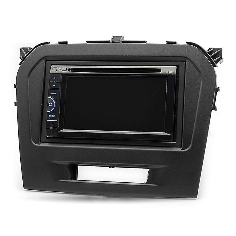 Car Mp5 Radio Fascia Panel Dash Mount Installation Double Din Car Dvd Frame Kit for 2016-2017 Vitar