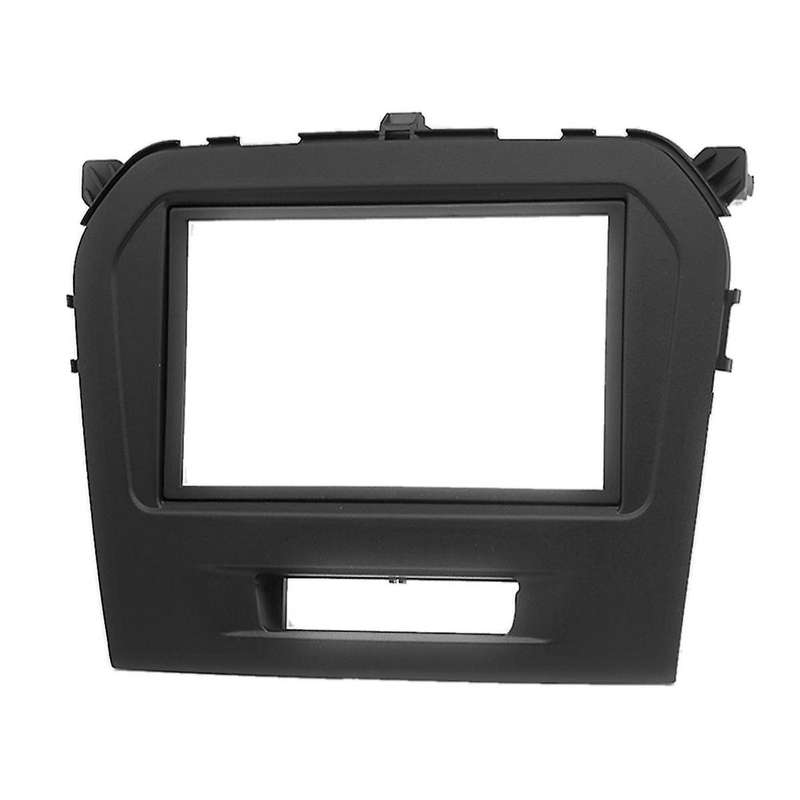 Car Mp5 Radio Fascia Panel Dash Mount Installation Double Din Car Dvd Frame Kit for 2016-2017 Vitar