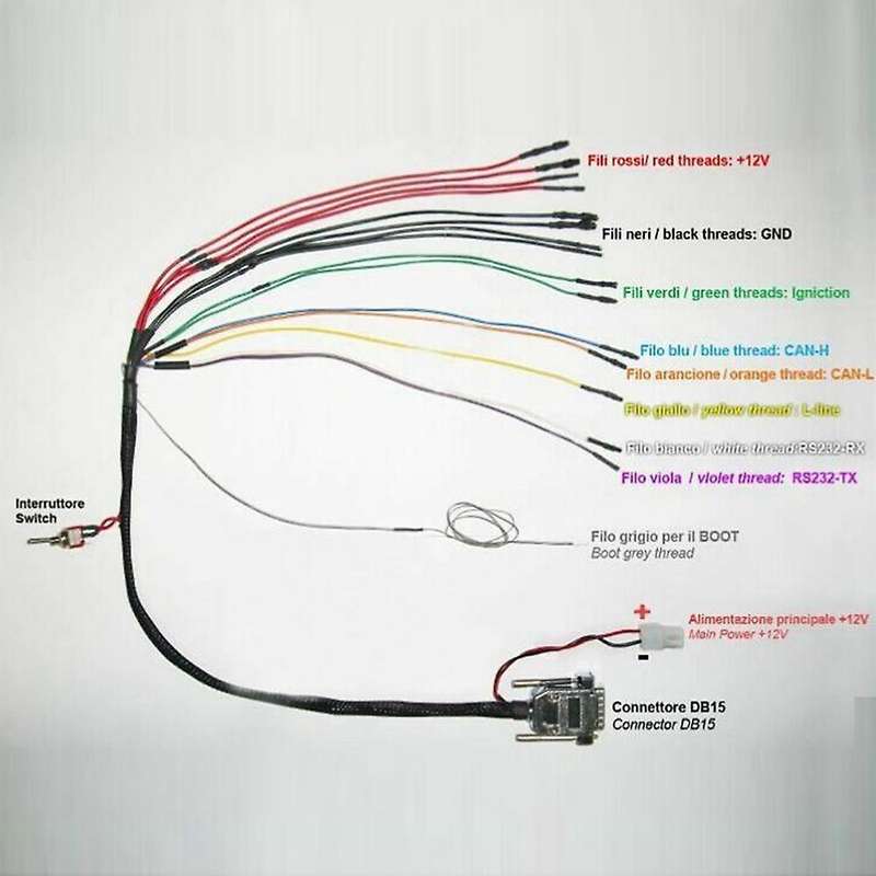 Car MPPS V18 Version V18.12.3.8 Breakout Tricore Cable OBD Cable
