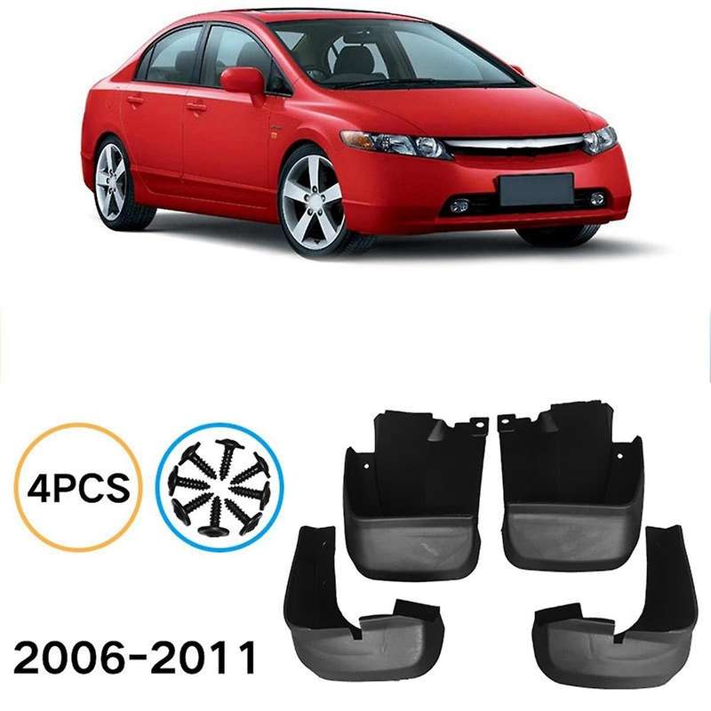 Car Mud Flaps for 2006-2011 Mudflaps Splash Guards Mudguards Front & Rear