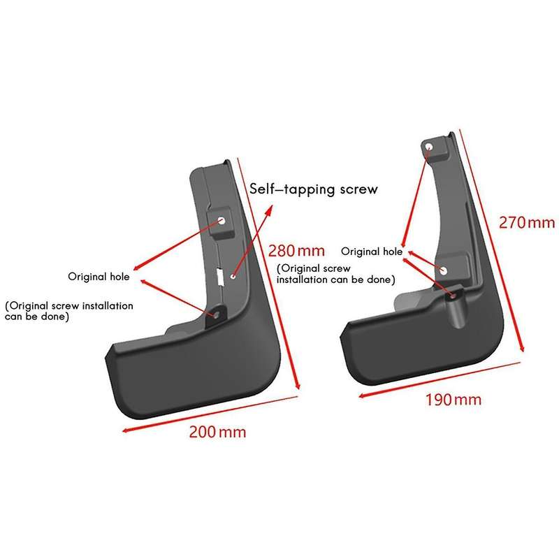 Car Mud Flaps for Prius 60 Series 2023+ Mudguards Mud Guard Flap Splash Flaps Accessories