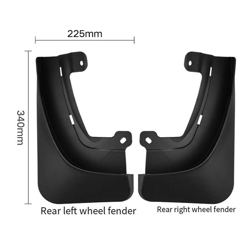 Car Mud Flaps Mudguards Splash Guards for Model X 2023 Car Decoration Accessories