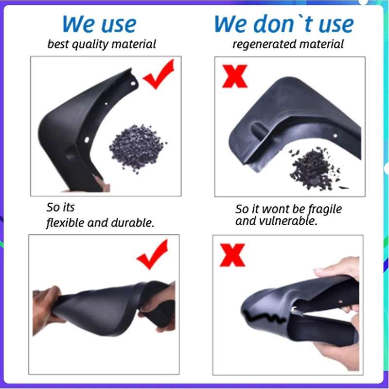 Car Mud Flaps Mudguard Splash Guards for Navara Frontier D40 2005-2016
