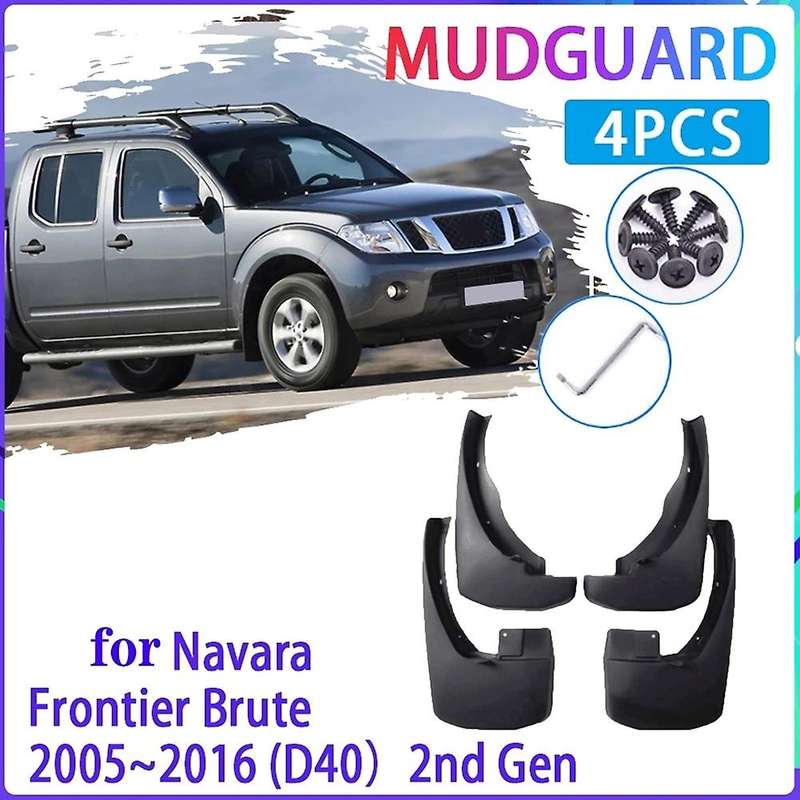 Car Mud Flaps Mudguard Splash Guards for Navara Frontier D40 2005-2016