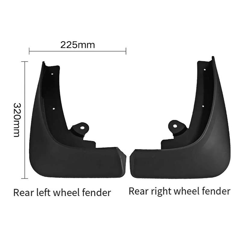 Car Mud Flaps Mudguards Splash Guards for Model X 2016-2021 Car Decoration Accessories