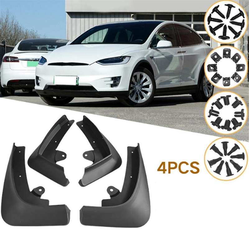 Car Mud Flaps Mudguards Splash Guards for Model X 2016-2021 Car Decoration Accessories